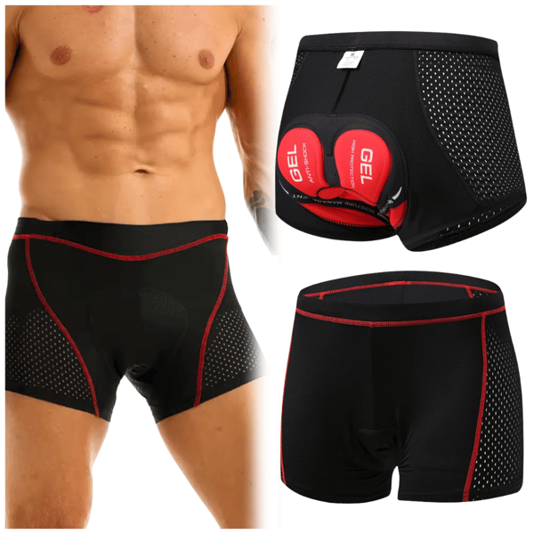 Herr MTB-cykelshorts med gelvaddering för ridning XXL
