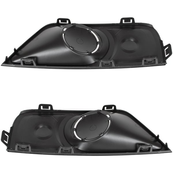 Renault Master III 10-24 MED eller UTAN HALOGEN-grill i stötfångaren fram SVART vänster + höger 2 st. SET
