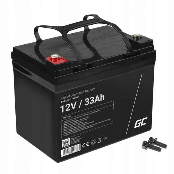 GREEN CELL akumulator żelowy AGM21 12V 33AH