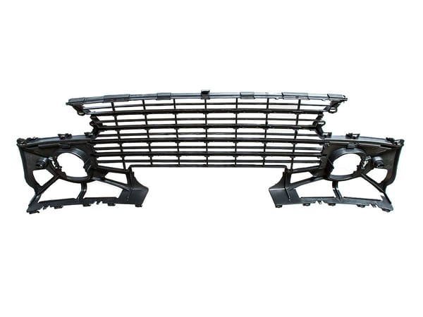 Peugeot 307 II 05-07 kølergrill i forkofanger MED HULLER TIL STRIBER