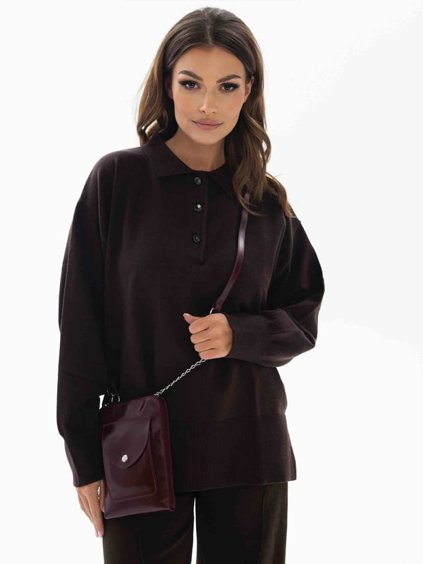 Läderväska 4822-SB-4691 Körsbär