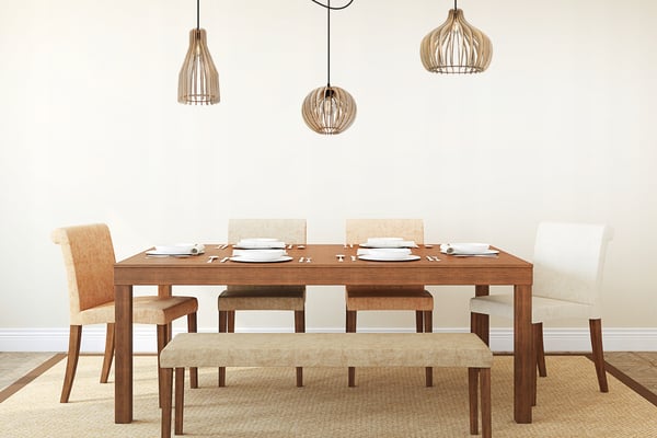 MODERN TRÄTAKLAMPA MIX LED