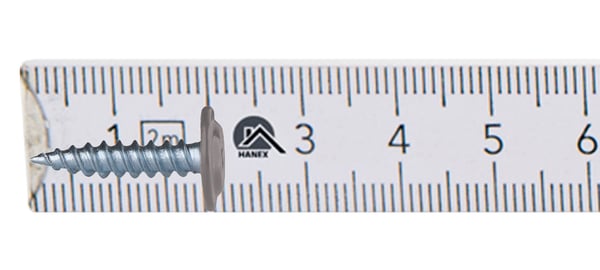 GM-S monteringsforbindelser 4,2x19mm RAL 9007