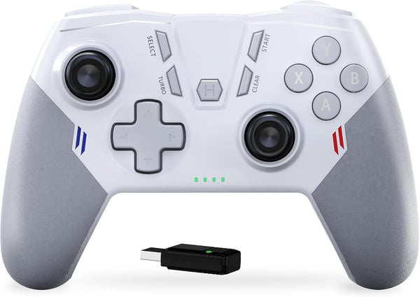 Trådlös kontroll för PC Windows 7/8/10 Android TV OGT Vit och grå