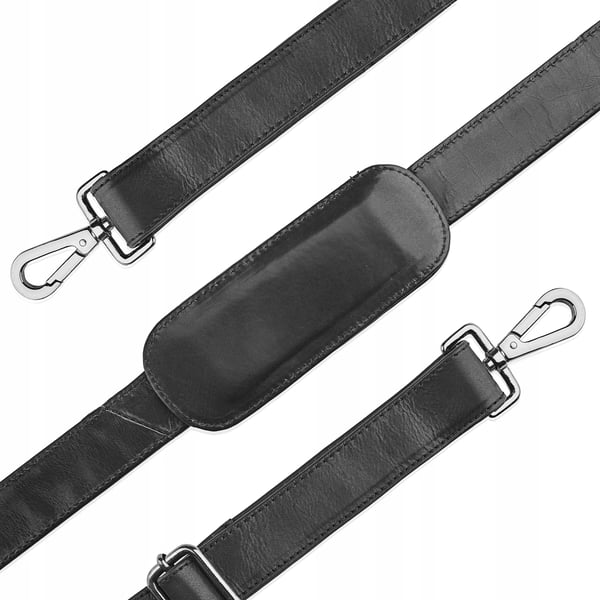 TBS STRAP sort erstatningsrem til Vintage og Cambridge tasker