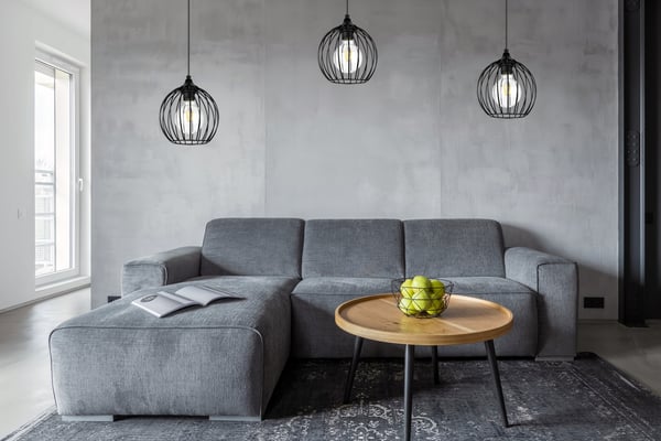 MODERNE LOFTHÆNGELAMPE MED TRÅD