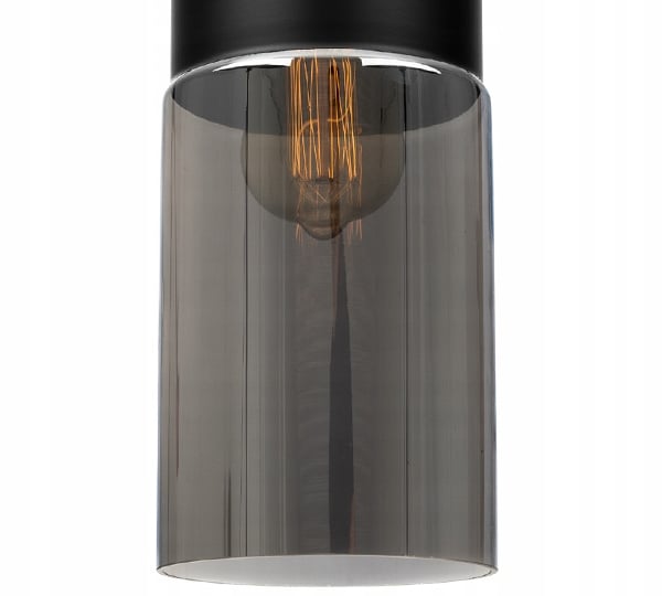 HÆNGENDE LOFTSLAMPE, GLASPLAFON, LED-LAMPE