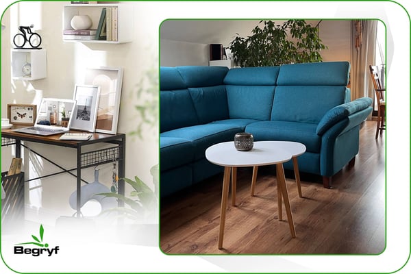To hvide sofaborde til stuen begryf 55x53x42 39x39x40