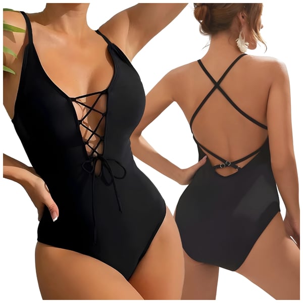 Sexet sort plus size shaping badedragt. Sexet sort plus size shaping badedragt.