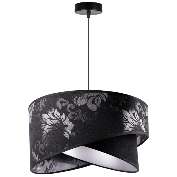 GLAMOUR SORT HÆNGENDE LOFTSLAMPE LYKRONE
