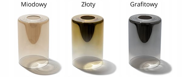 ELEGANT NATLAMPE I GLAS TIL SKRIVEBORD