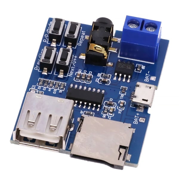 USB Micro SD MP3-spelarmodul