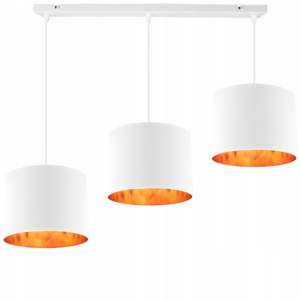 LOFTSLAMPE MED GYLDET LED-SKÆRM