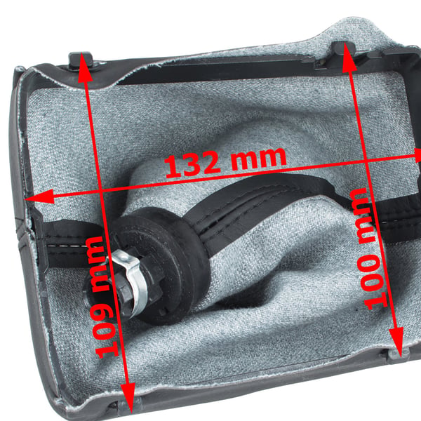 Audi A4 B8 07-15 gearskiftknop sort 5 gear med sort gearpung