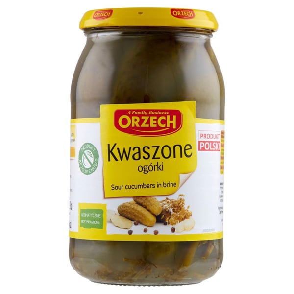Saksanpähkinämarinoituja kurkkuja 850 g
