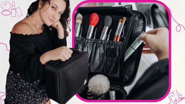 Kosmetikmappe til kosmetik og makeup