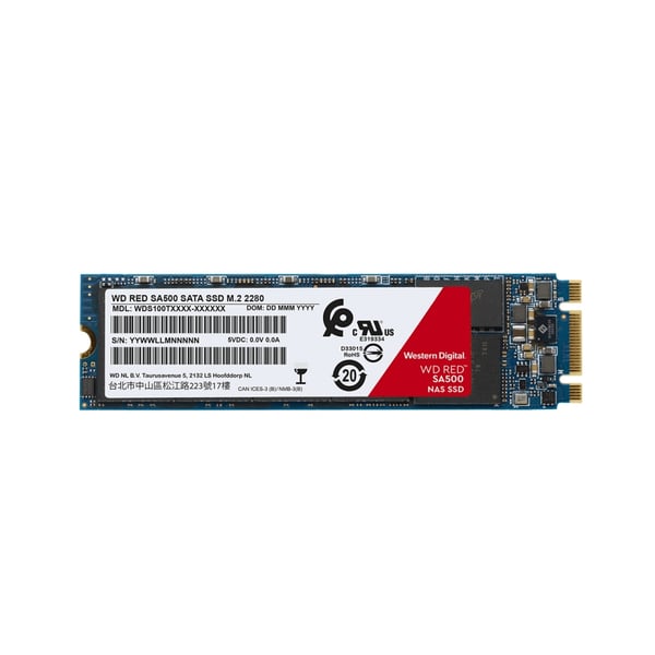 WD Red SA500 1TB M.2 2280 SSD (560/530 MB/s) WDS100T1R0B