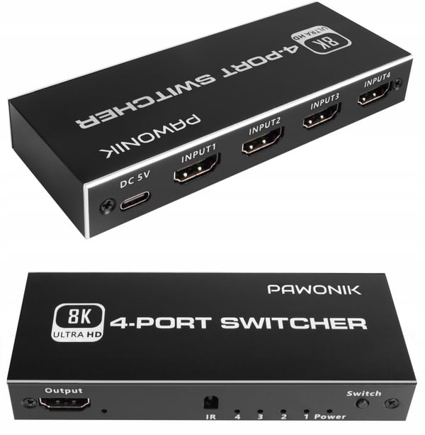 KYTKIN HDMI 2.1 4x1 KYTKIN 8K 4K 120HZ 240HZ