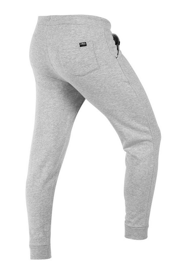 KOMFORT GRÅ MELAGERADE MÖJSBYXOR STORLEK XL - T N81-280-XL