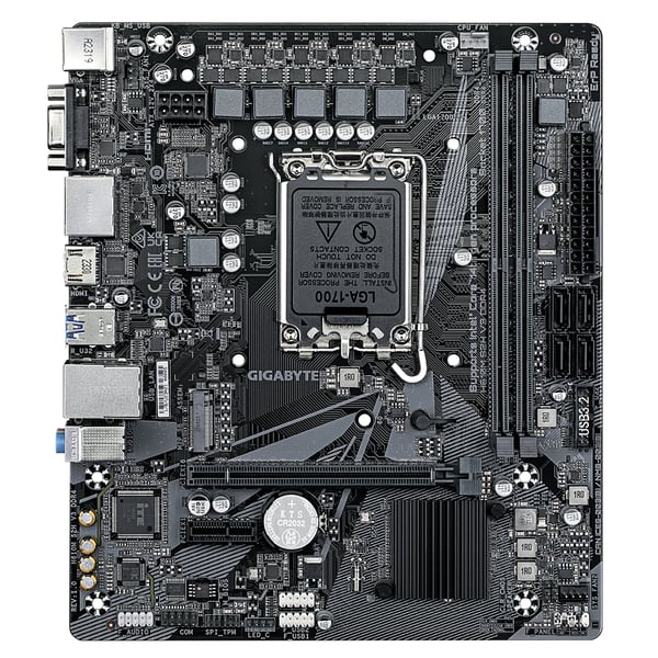 Gigabyte H610M S2H V3 DDR4 (rev. 1.0) /H610/DDR4/SATA3/M.2/USB3.0/PCIe4.0/s.1700/mATX Bundkort