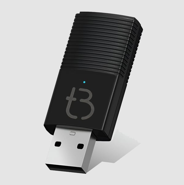 TB-NANO trådlös mini USB-adapter Carplay och Android Auto för bil