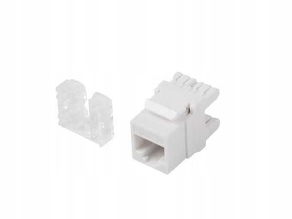 Lanberg Keystone Modul RJ45-stik -> LSA UTP kat.6 180° til monteringsdåse