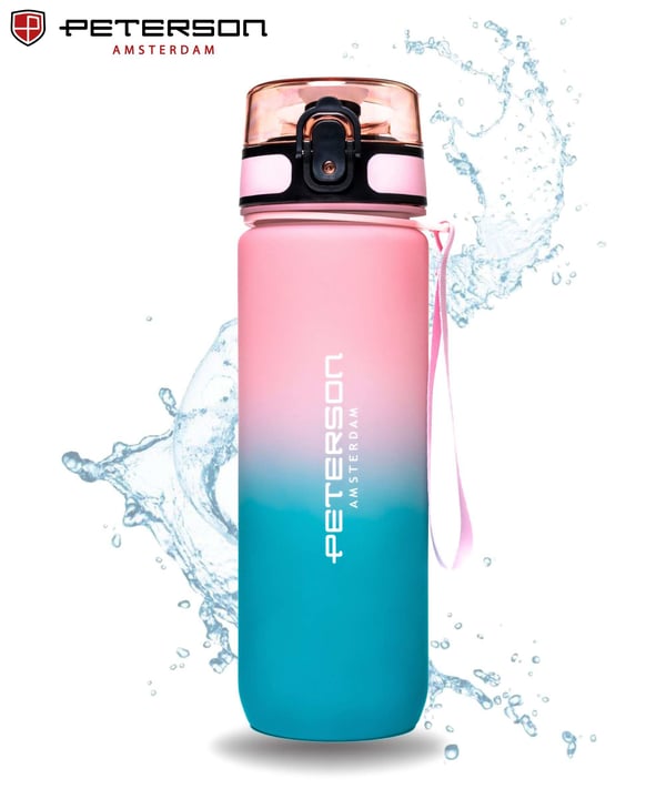 750 ml flaska PTN HY-001-750-9508 Rosa-Blå