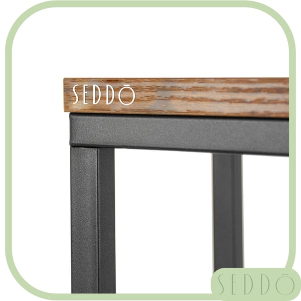 Blomsterstativ, hylde til blomster, planter, potter, fritstående, 4 hylder, loft