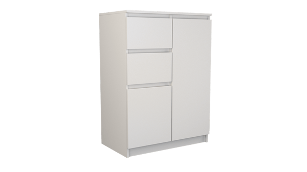 Malwa 2D2S valkoinen lipasto