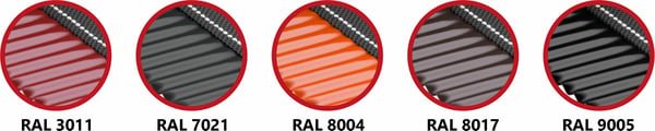 Ecco nypperinauha rulla 240mm x 5m RAL 8017