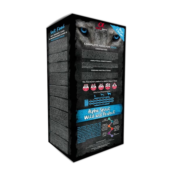 Alpha Spirit fuldfoder til hunde WILDFISH 9 kg