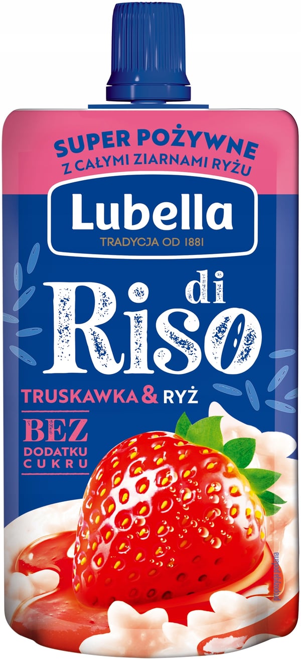 Lubella di Riso mansikkamousse riisin kera 100 g