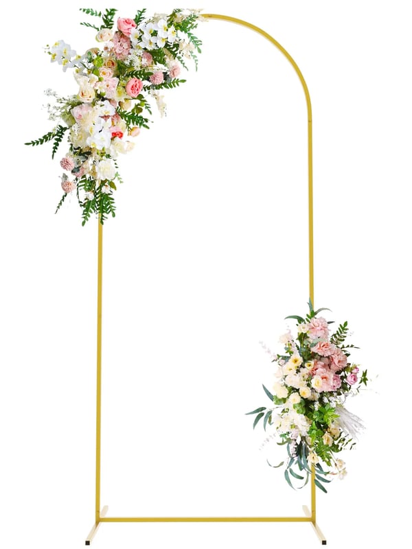 Rektangulär ballongbågram 200x100 cm guld Rektangulär ballongbågram 200x100 cm guld