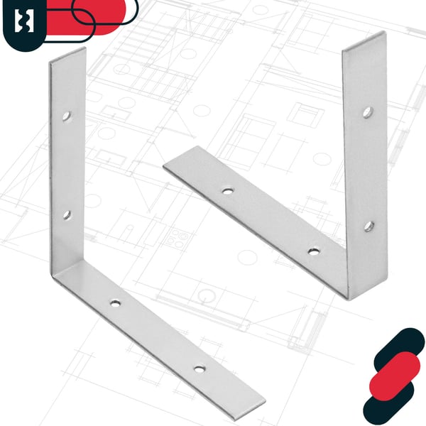 Kirvesmiehen kulmaliitin sinkittyä terästä 150x150x25 MM 12 kpl
