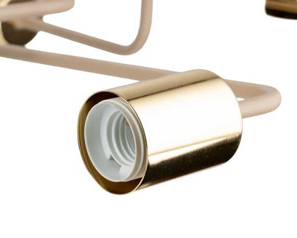 Onyx Beige taklampa 6xE27 63x53