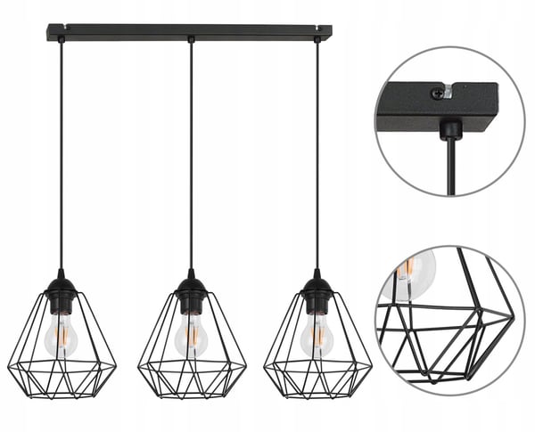 TAKLAMPA DIAMOND LOFT EDISON RETRO