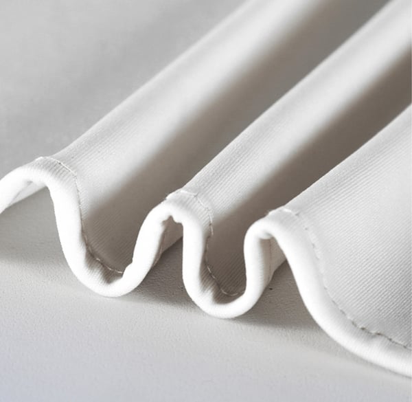 KLÄD cateringbordsdug med volang 180x76 cm
