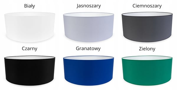 MODERNI LAMPUNVARJOSTIN 50CM MATERIOLLA, VALITSE 6 VÄRIÄ