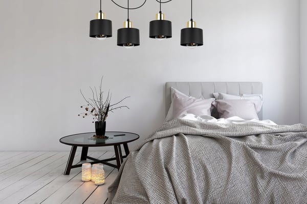 MODERNI KATTOVALAISIN MUSTA LED-VALAISIN