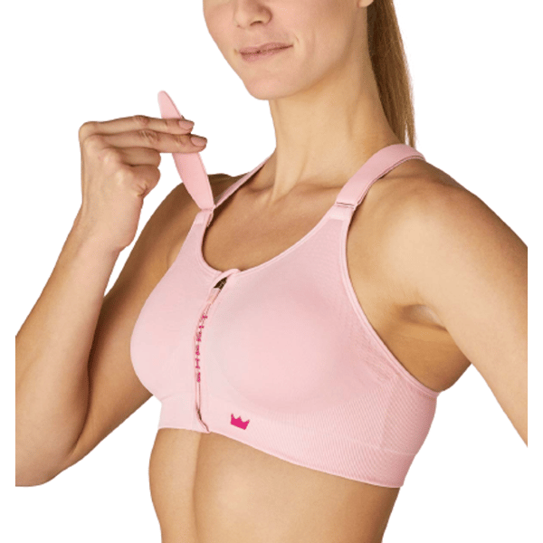 Shefit Sports-bh med lav støtte, pink, XL