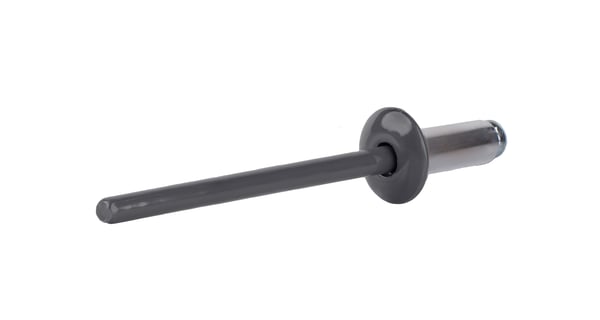 Åbne aluminiumnitter 3,2x8mm RAL7016