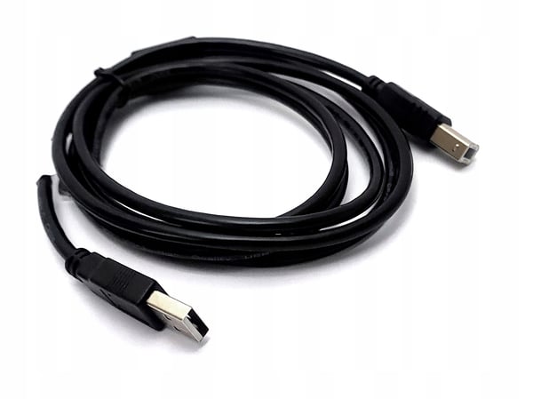 Lanberg AM-BM Ferrit USB 2.0-kabel 1,8 m svart