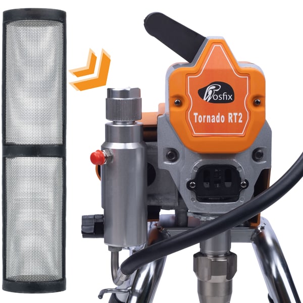 Suodatin Rosfix Tornado RT2/RT3/RT4/ Surge WF / Graco -maalauslaitteeseen, 91 mm, 60 mesh, 1 kpl.