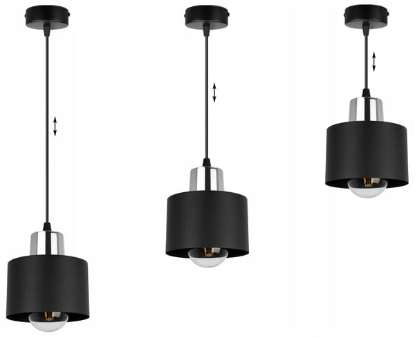 MODERNI KATTOVALAISIN MUSTA LED-VALAISIN