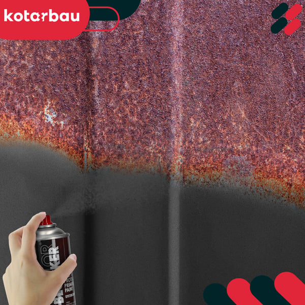 Spraymaling til metal antracit RAL7016 rustbeskyttelsesmaling 400 ml