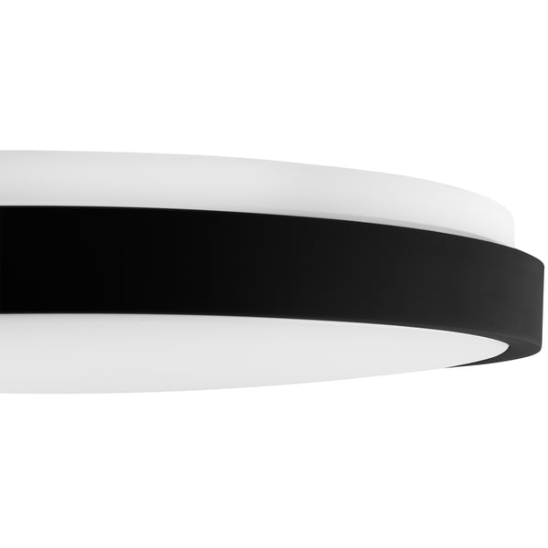 Loftlampe LED overflademonteret 36W 4000K CELIS rund IP44 sort ring ALS LUMILED