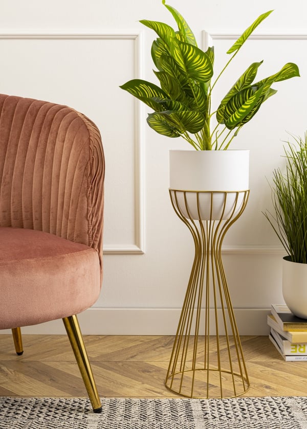 Modernt LOFT blomsterstativer med låg 56 cm
