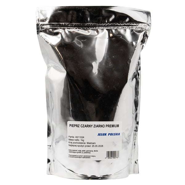Premium svartpepparkorn 1 kg