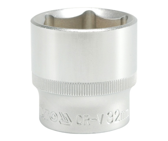 LYHYT 6-KÄRKINEN KROMIHYLSY 1/2'' 32MM - YT-1220 LYHYT 6-KÄRKINEN KROMIHYLSY 1/2'' 32MM - YT-1220