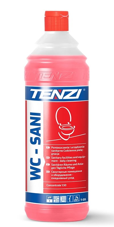 WC- JA SANITEETTITELINEIDEN PUHDISTUSAINE WC SANI 1L - TZ 30 2245